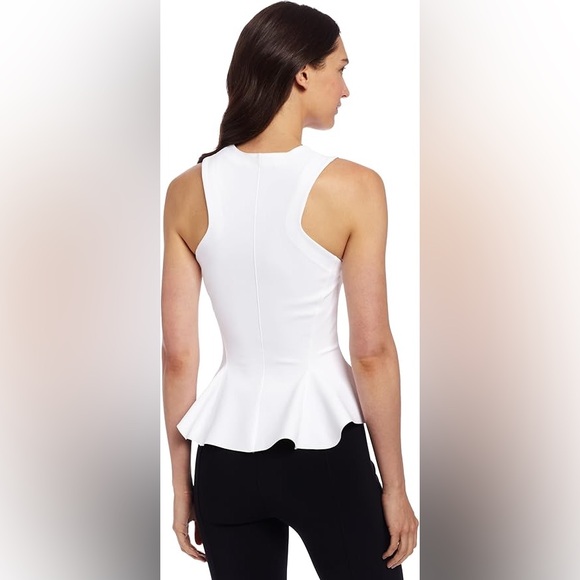 ROBERT RODRIGUEZ | Women's Bonded Techno Flounced Top Sz US 6 - Picture 2 of 8